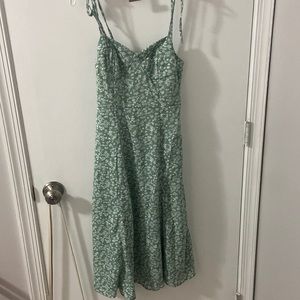 Shein green floral sundress- Size small